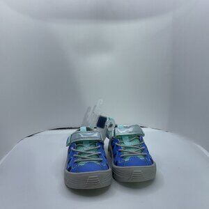 Toddler Oshkosh Bgosh Blue/Mint Size Baby 5 Closed-Toe Sandals With Adjustable H